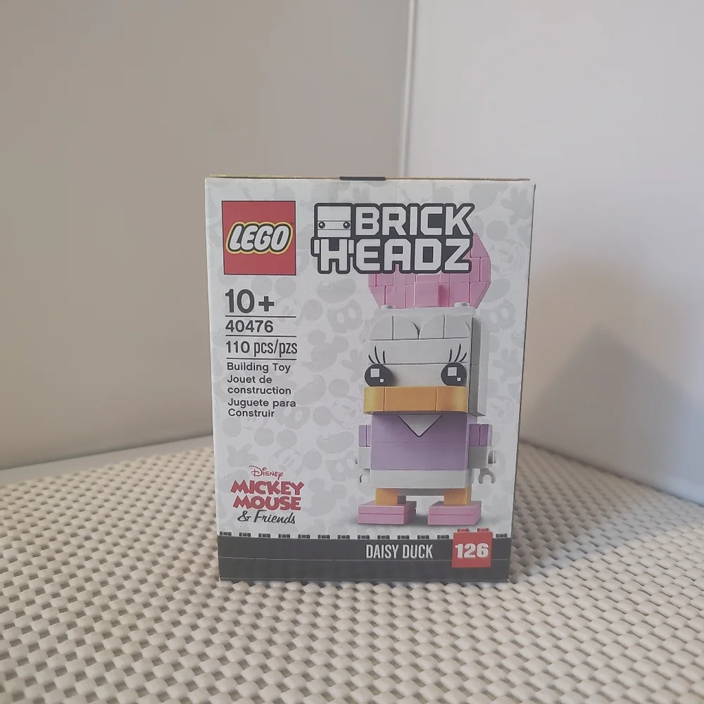 Lego 40476 Daisy Duck #126 Brick Headz NWT Building Toy Set Disney Mickey Mouse